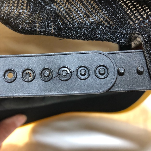 Sunoco Gold Vintage Foam Back 3 stripe Truckers Cap hat snap back - Picture 9 of 11